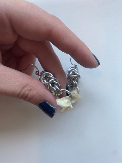 Snake Vertebrae Earrings