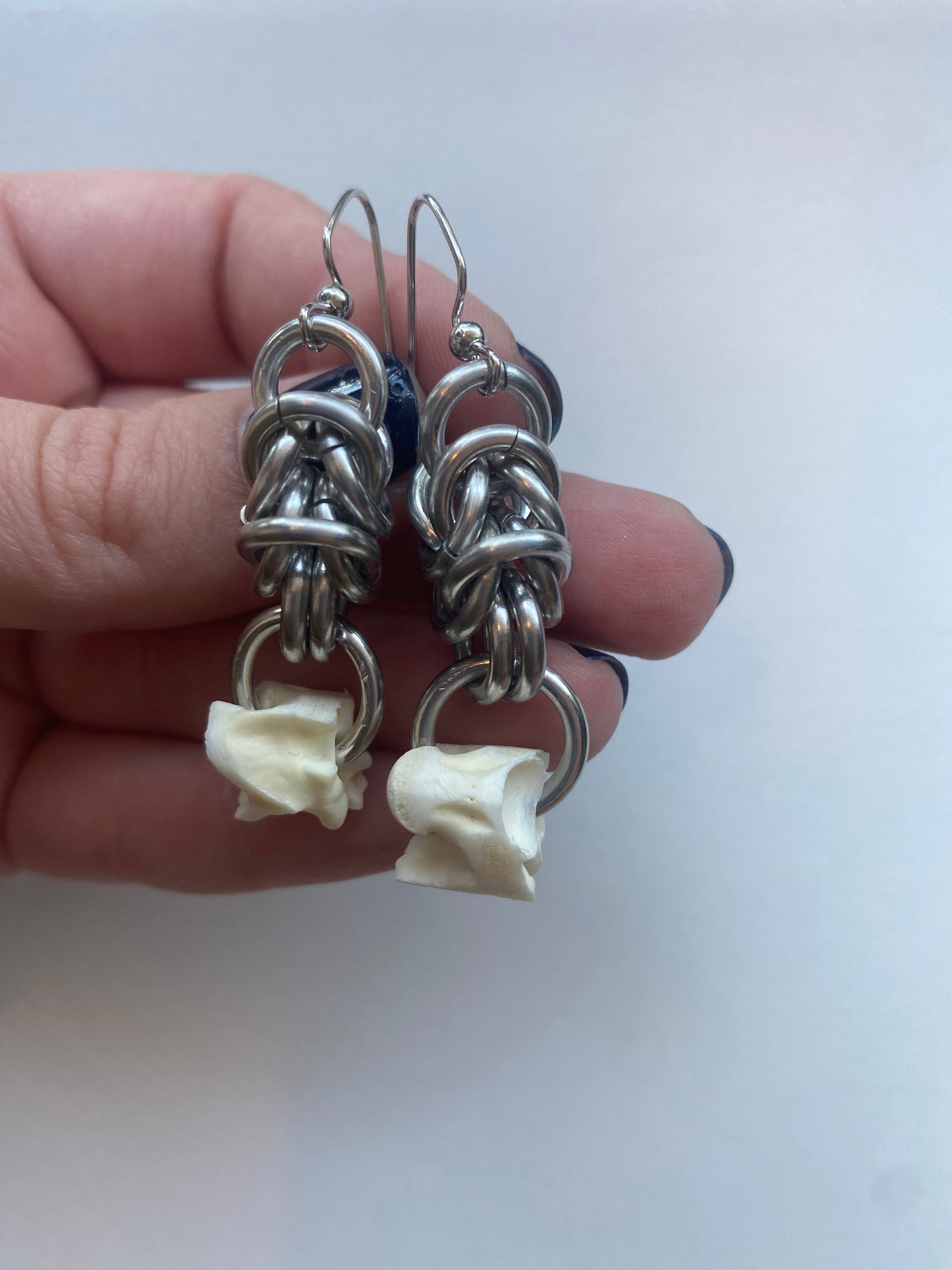 Snake Vertebrae Earrings