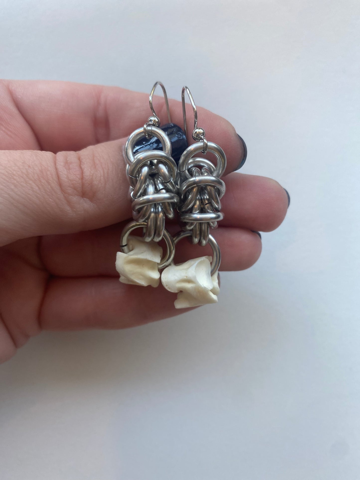 Snake Vertebrae Earrings