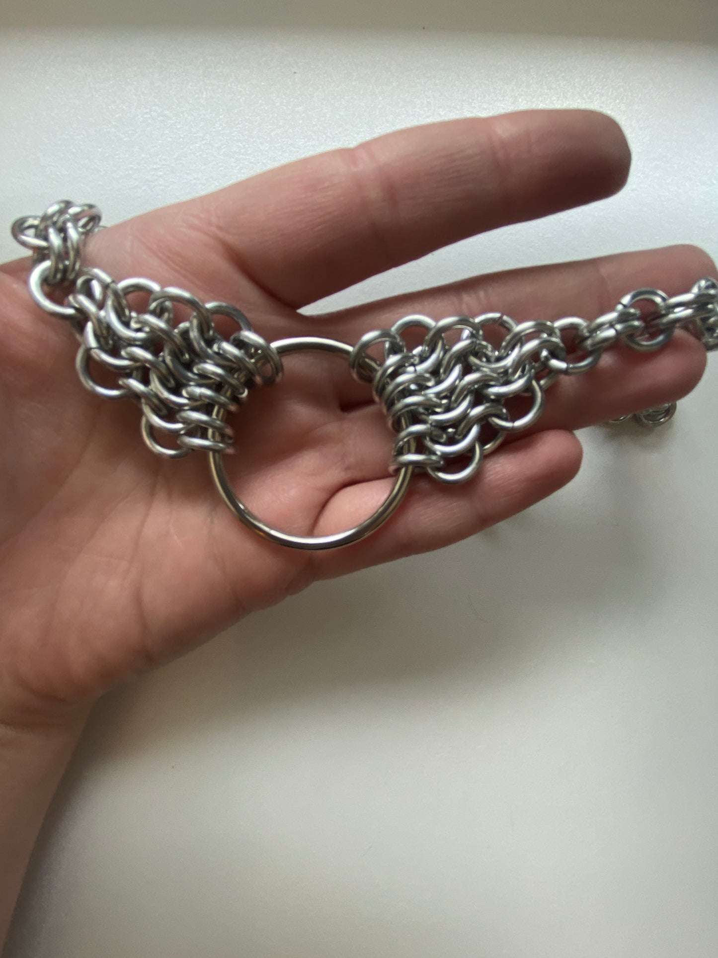 Chainmail O ring Necklace